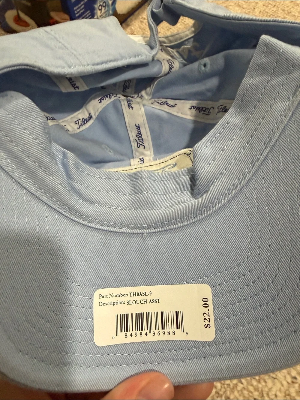 Titleist Light Blue Baseball Cap - Embroidered Logo